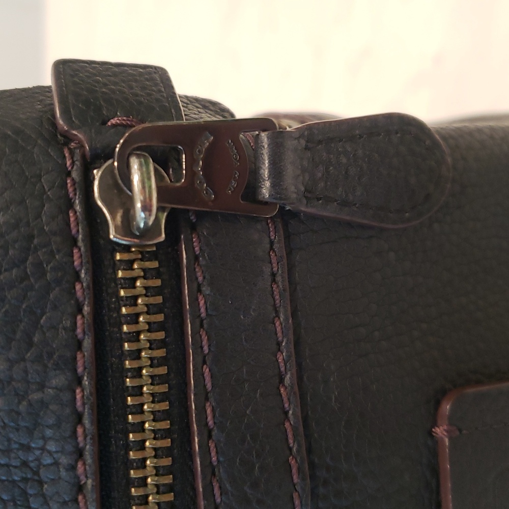 Coach Black Leather Men's Sling Bag - Picture 5 of 12